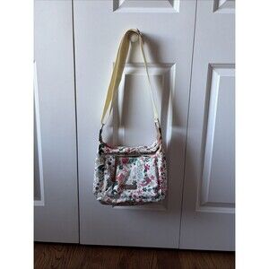 Lily Bloom Flowers Mermaid Shoulder Hobo Purse Crossbody Bag